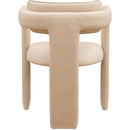 Meridian Brenda Tan Vegan Leather Dining Chair IMAGE 5