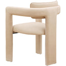 Meridian Brenda Tan Vegan Leather Dining Chair IMAGE 6