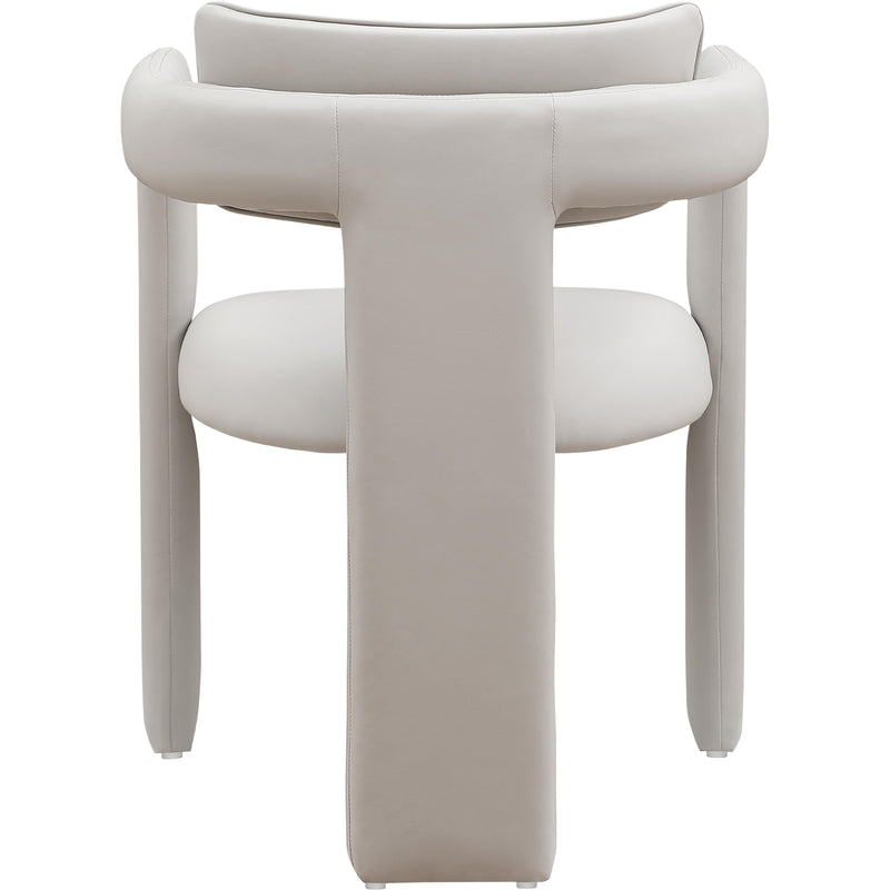 Meridian Brenda Taupe Vegan Leather Dining Chair IMAGE 5