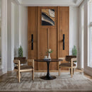Meridian Sacha Brown Velvet Dining Chair IMAGE 2