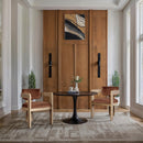 Meridian Sacha Cognac Velvet Dining Chair IMAGE 2