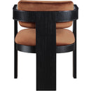 Meridian Sacha Cognac Velvet Dining Chair IMAGE 5