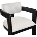 Meridian Sacha Cream Velvet Dining Chair IMAGE 6