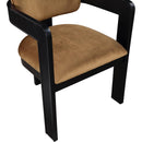 Meridian Sacha Saddle Velvet Dining Chair IMAGE 7