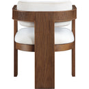 Meridian Sacha Cream Velvet Dining Chair IMAGE 5