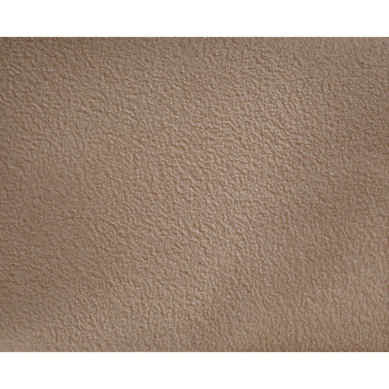 Meridian Kennedy Beige Faux Shearling Teddy Fabric Bench IMAGE 12