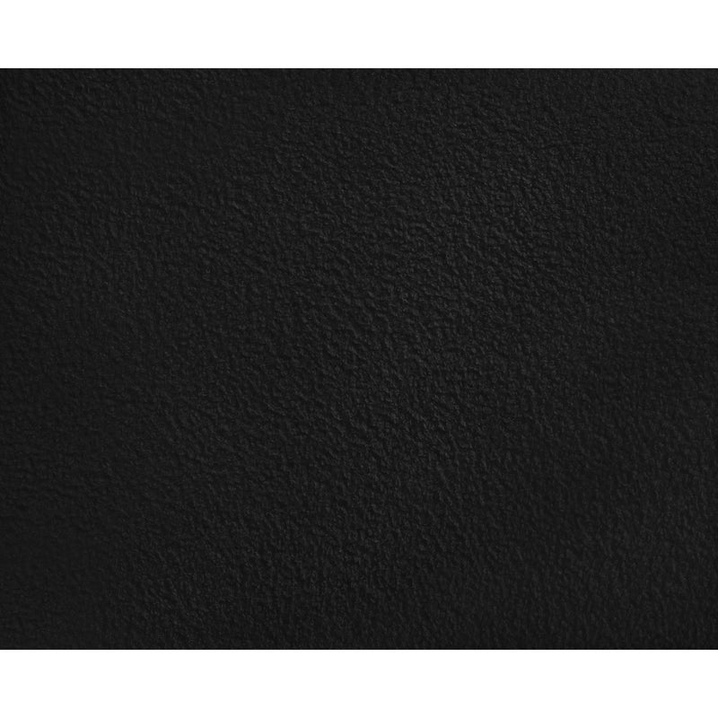 Meridian Kennedy Black Faux Shearling Teddy Fabric Bench IMAGE 12
