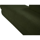 Meridian Kennedy Green Faux Shearling Teddy Fabric Bench IMAGE 11