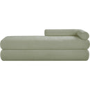 Meridian Kennedy Mint Chenille Fabric Bench IMAGE 3