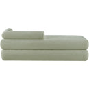 Meridian Kennedy Mint Chenille Fabric Bench IMAGE 5