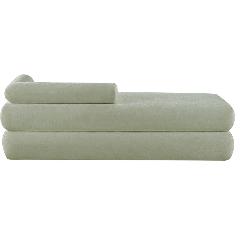 Meridian Kennedy Mint Chenille Fabric Bench IMAGE 5