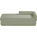 Meridian Kennedy Mint Chenille Fabric Bench IMAGE 6