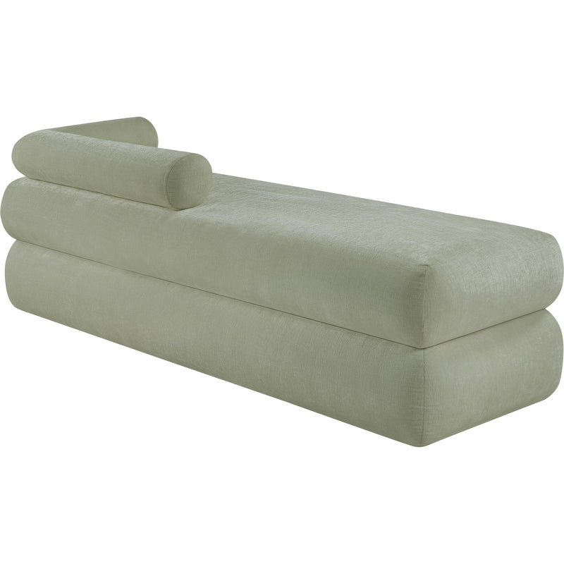 Meridian Kennedy Mint Chenille Fabric Bench IMAGE 7