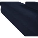 Meridian Kennedy Navy Chenille Fabric Bench IMAGE 11