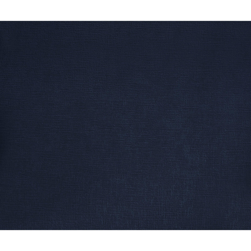 Meridian Kennedy Navy Chenille Fabric Bench IMAGE 12