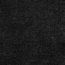 Meridian Havre Black Velour Fur Fabric Ottoman/Stool IMAGE 6