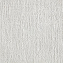  Meridian Nimes Cream Velour Fur Fabric Upholstered Ottoman IMAGE 5