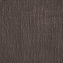  Meridian Nimes Brown Velour Fur Fabric Upholstered Ottoman IMAGE 5