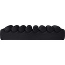 Meridian Rumble Black Vegan Leather Bench IMAGE 3