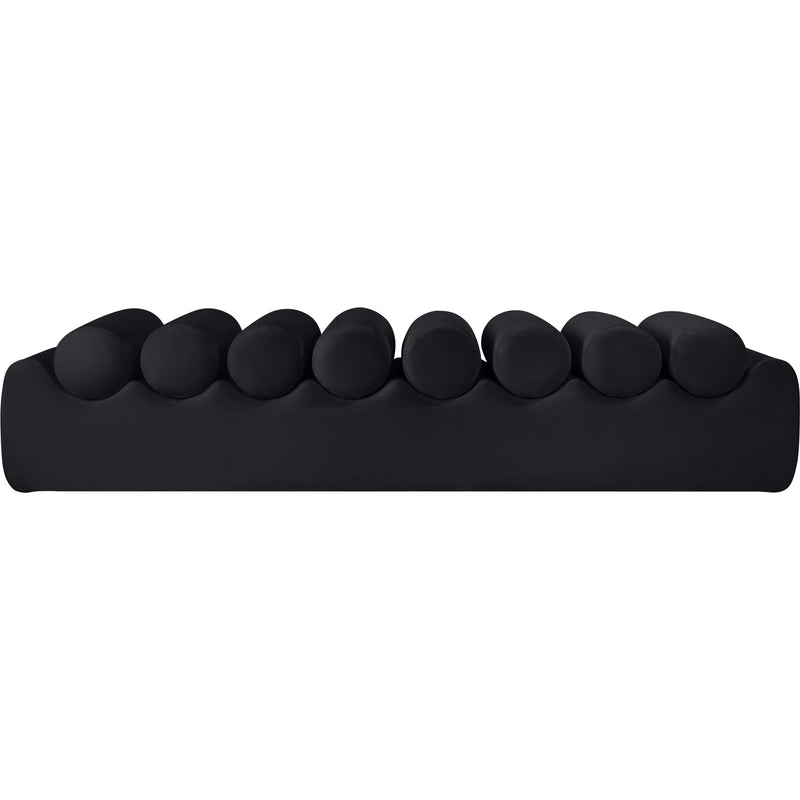 Meridian Rumble Black Vegan Leather Bench IMAGE 3