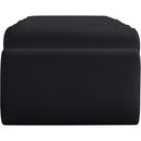 Meridian Rumble Black Vegan Leather Bench IMAGE 4