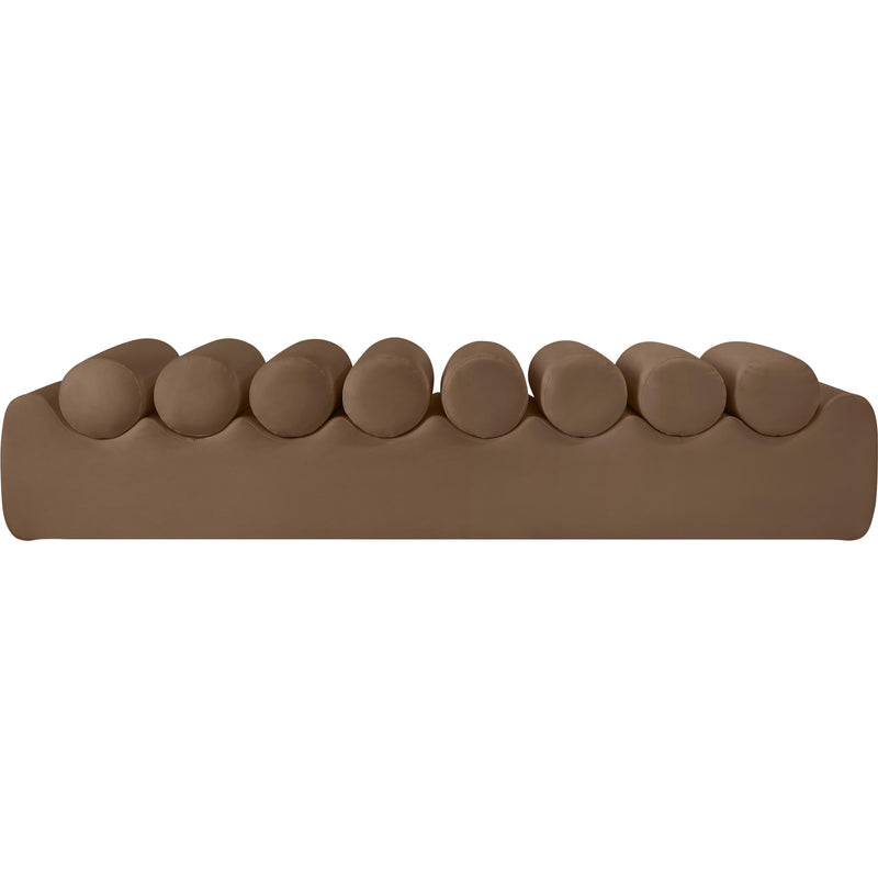 Meridian Rumble Brown Vegan Leather Bench IMAGE 3