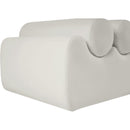 Meridian Rumble Cream Vegan Leather Bench IMAGE 6