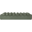Meridian Rumble Green Vegan Leather Bench IMAGE 3