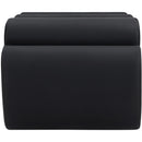 Meridian Rumble Black Vegan Leather Bench IMAGE 4