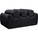 Meridian Rumble Black Vegan Leather Bench IMAGE 5
