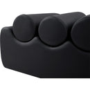 Meridian Rumble Black Vegan Leather Bench IMAGE 6