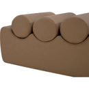 Meridian Rumble Brown Vegan Leather Bench IMAGE 6