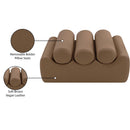 Meridian Rumble Brown Vegan Leather Bench IMAGE 9