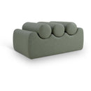 Meridian Rumble Green Vegan Leather Bench IMAGE 1