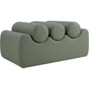 Meridian Rumble Green Vegan Leather Bench IMAGE 5
