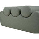 Meridian Rumble Green Vegan Leather Bench IMAGE 6