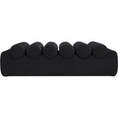 Meridian Rumble Black Vegan Leather Bench IMAGE 3