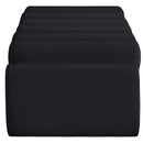 Meridian Rumble Black Vegan Leather Bench IMAGE 4