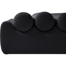 Meridian Rumble Black Vegan Leather Bench IMAGE 6