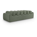 Meridian Rumble Green Vegan Leather Bench IMAGE 1