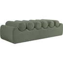 Meridian Rumble Green Vegan Leather Bench IMAGE 5