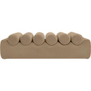 Meridian Rumble Tan Vegan Leather Bench IMAGE 3