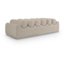 Meridian Rumble Taupe Vegan Leather Bench IMAGE 1