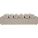 Meridian Rumble Taupe Vegan Leather Bench IMAGE 3