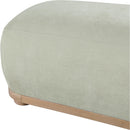 Meridian Calum Mint Chenille Fabric Bench IMAGE 5