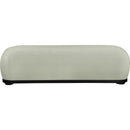 Meridian Calum Mint Chenille Fabric Bench IMAGE 3