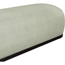 Meridian Calum Mint Chenille Fabric Bench IMAGE 5
