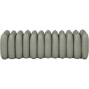 Meridian Atticus Green Vegan Leather Bench IMAGE 3