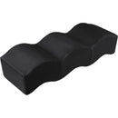 Meridian Wave Black Velvet Bench IMAGE 3