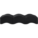 Meridian Wave Black Velvet Bench IMAGE 4